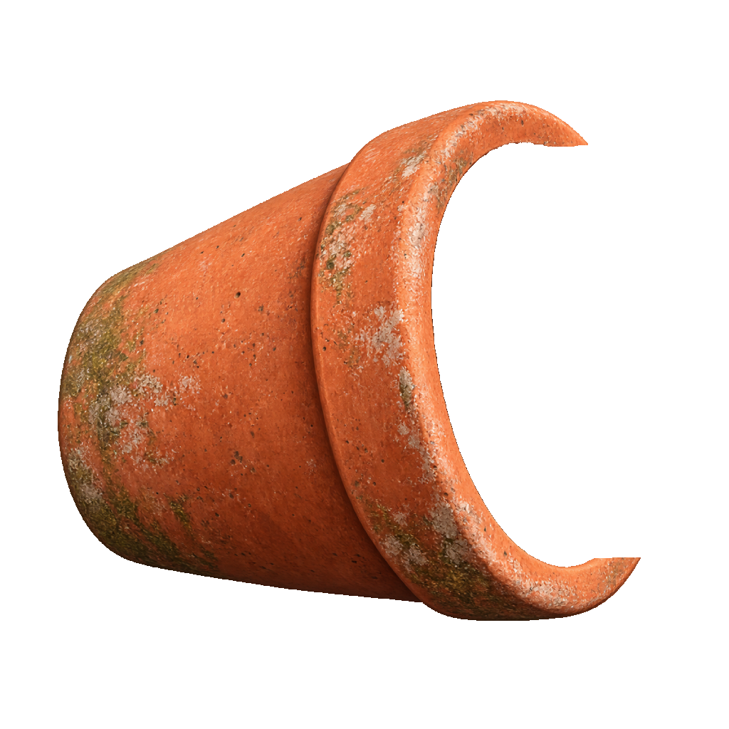 Terracotta aquarium hide
