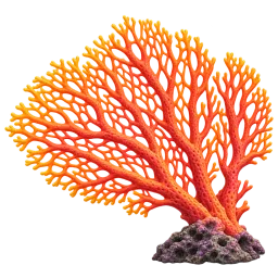 Sea Fan Gorgonian aquarium decoration