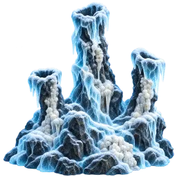 Frozen Bubbler aquarium decoration