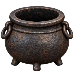 Haunted Cauldron Bubbler aquarium decoration