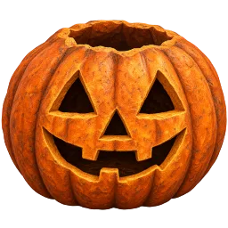 Jack-o'-Lantern Bubbler aquarium decoration