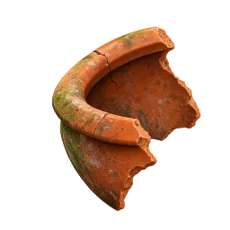 Broken Pot Fragment aquarium decoration