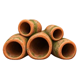 Ceramic Tube Cluster aquarium decoration