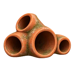 Clay Multi aquarium decoration