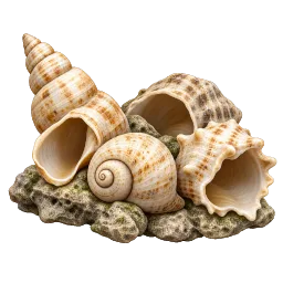 Seashell Cluster aquarium decoration