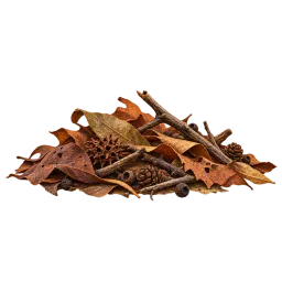 Autumn Leaf Litter Mound aquarium decoration