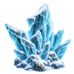 Frozen Crystals aquarium decoration