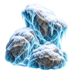 Frozen Rock 2 aquarium decoration