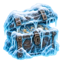 Frozen Treasure aquarium decoration