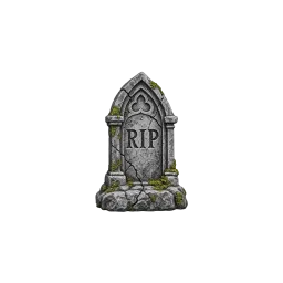 Gravestone 3 aquarium decoration