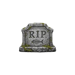 Gravestone 4 aquarium decoration