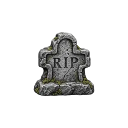 Gravestone 5 aquarium decoration