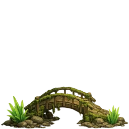 Moss Bridge aquarium decoration