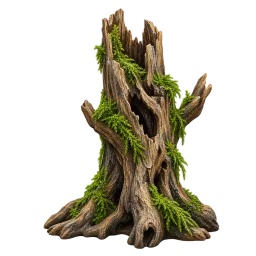 Moss Covered Driftwood aquarium decoration