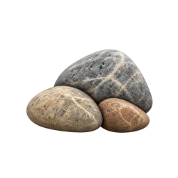 Stone Pebble Cluster aquarium decoration