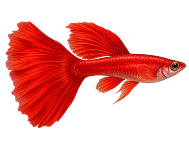 Guppy Full Red
