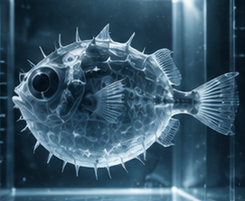 Pufferfish specimen PB-4473